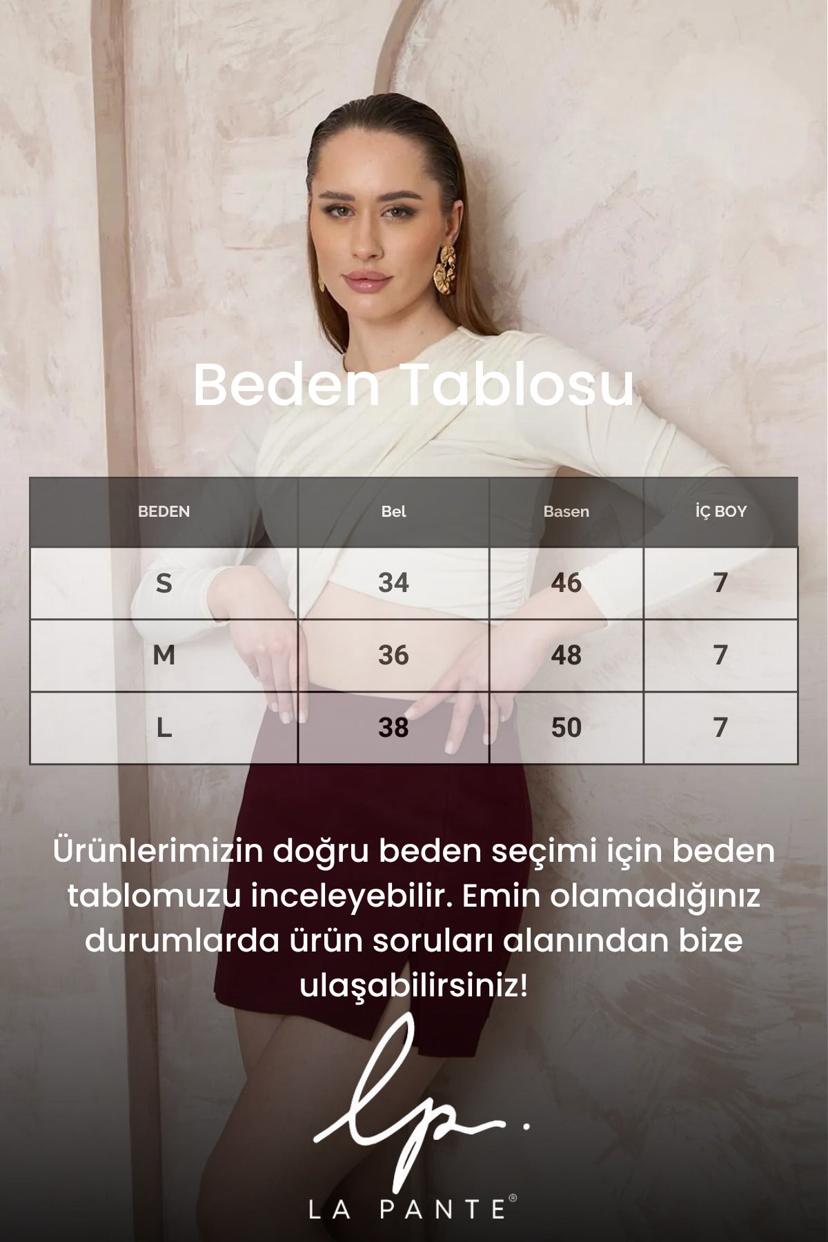 Şort Etek Kadın Şortlu Etek Beyaz Mini Normal Bel Arkası Şort Görünümlü Kumaş Şık Rahat